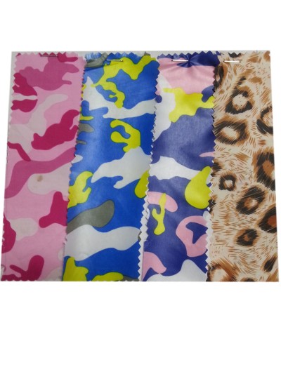 JS-DGAI  290T印花羽絨服面料  棉衣 迷彩面料 45度照